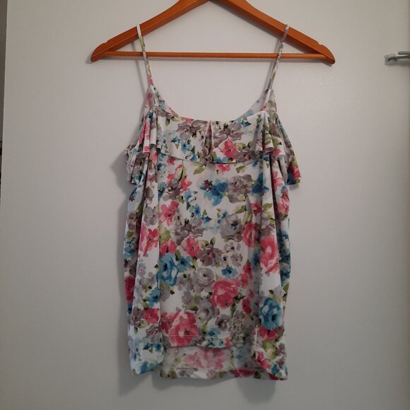 Suzy Shier Floral Top, Size M - Picture 2 of 4